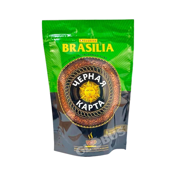 Кофе Черная Карта Exclusive brazilia 75г д/п