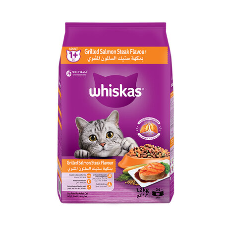 Whiskas Grilled Salmon Steak Adult Catfood1.2K