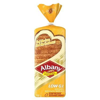 Albany Superior Low GI Brown Seed Bread  700g