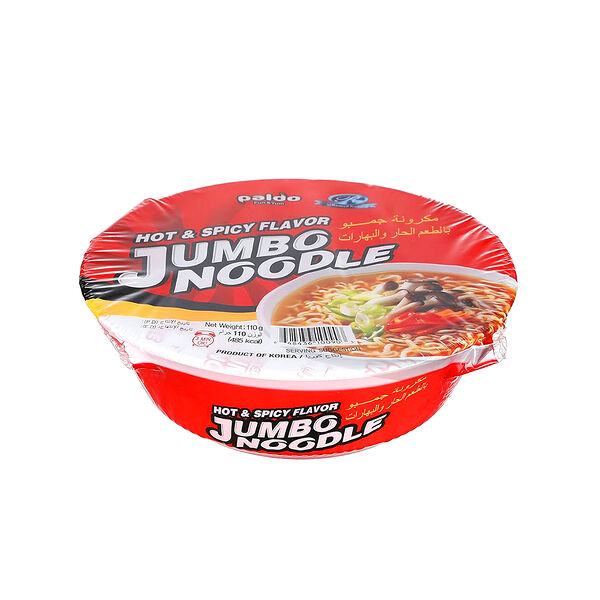 Paldo Jumbo Hot Noodles 110Gm