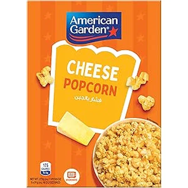 AMERICAN GARDEN MICROWAVE POPCORN SAVORY CHEESE FLAVOR 273G
