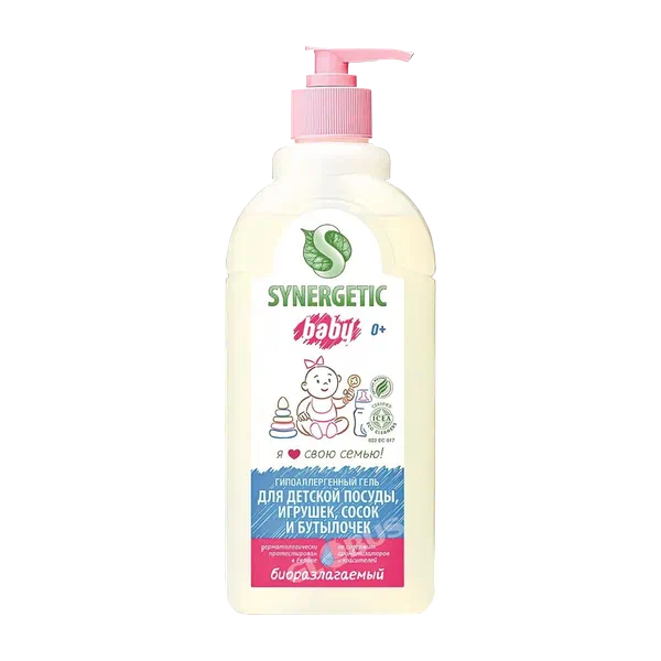 Средство д/мытья посуды Synergetic Детский 500мл