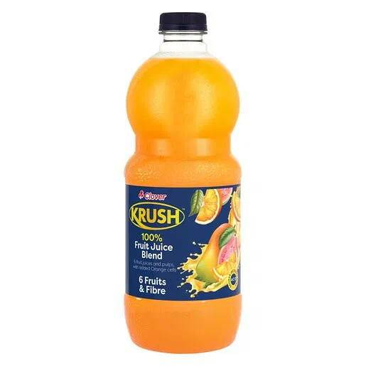 Krush 100% 6 Fruit & Wheat Fibre 1.5l