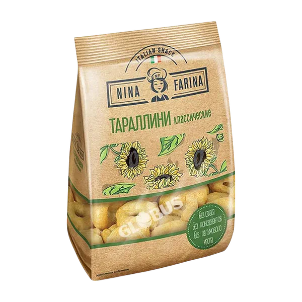 Сушки тараллини Nina Farini 180г KDV Россия 24