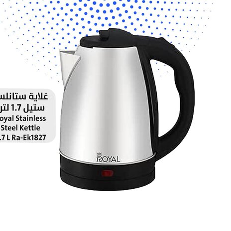 غلاية ستانلس ستيل 1.7 لتر
