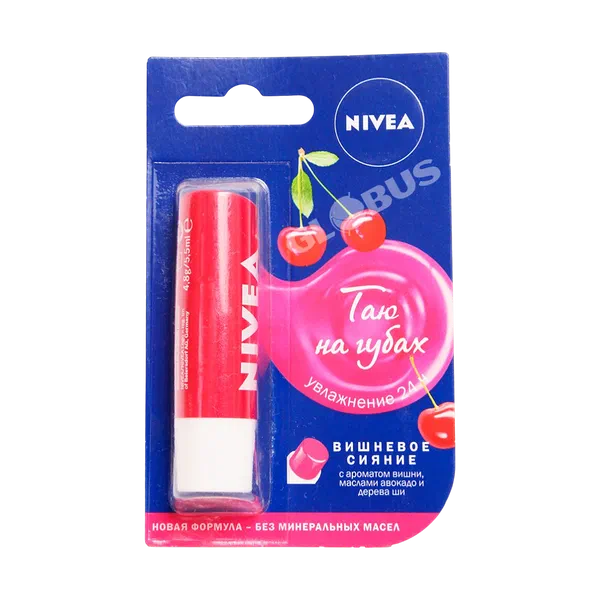 Бальзам д/губ Nivea Фрукт сияние вишн 4,8г GL