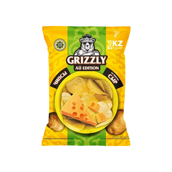 Grizzly Сыр чипсылары 55г