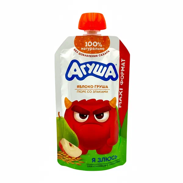 Пюре дет. Агуша фрукт ябл/груша с 8мес 160г д/п