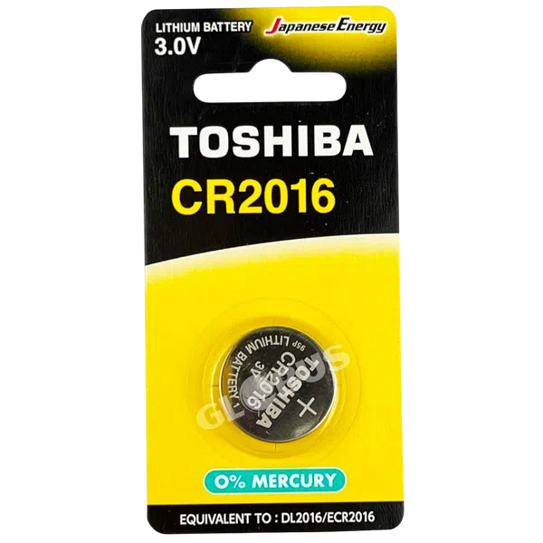 Батарейки Toshiba Lithium CR2016 1шт