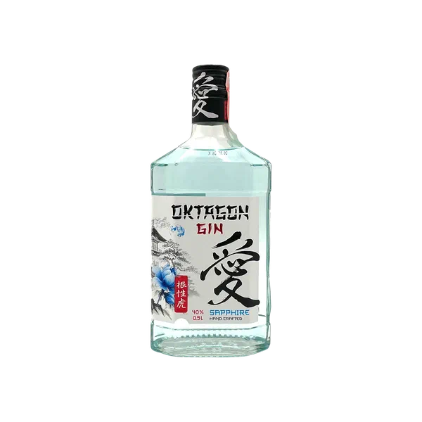 Oktagon Сапфир джин ичимдиги 0,5л ст/б