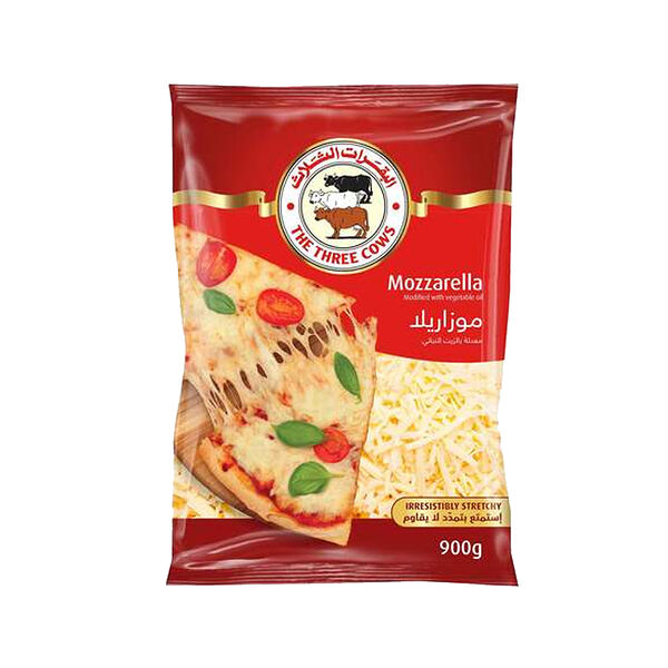 البقرات الثلاث جبنة موزاريلا مبشورة