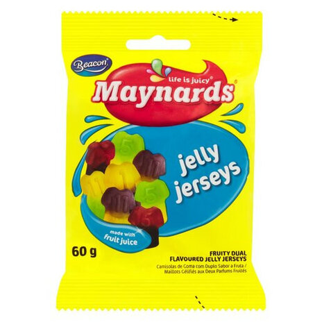 Maynards Fruit Jelly Jerseys 60g