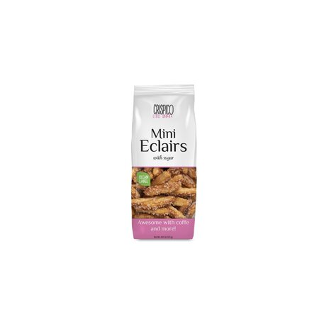 Crispico Mini Eclair Snacks With Sugar 125Gm