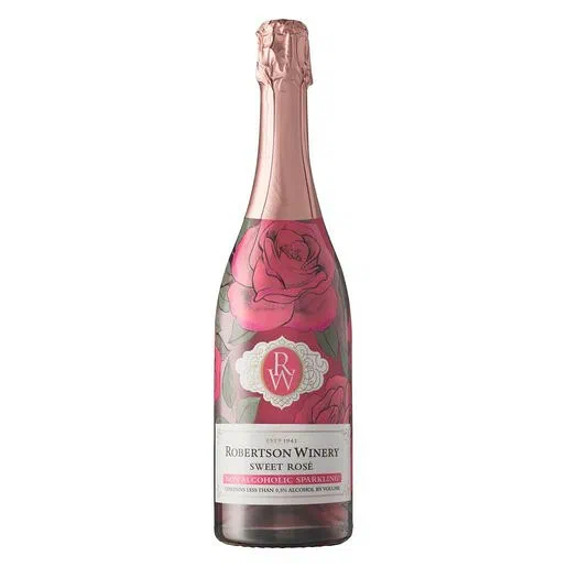 Robertson Sweet Rose Sparkling Wine Non Alcoholic 750ml
