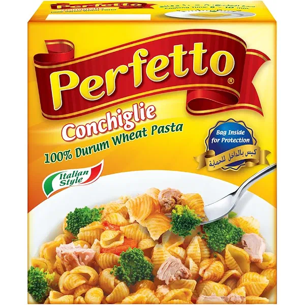 PERFETTO CONCHIGLIE #218 TRADITIONAL SHELL SHAPED PASTA 500G