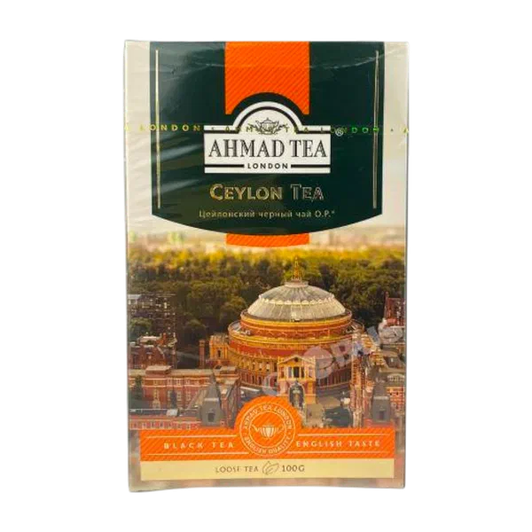 Чай Ahmad Цейлонский Orange Pekoe черн лист 100г