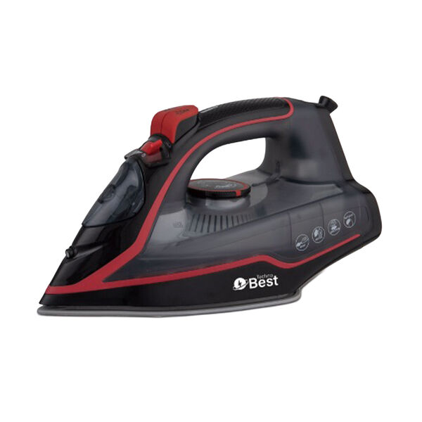 Best Steam Iron Black-Red 2000-2400 Watt-Bsi-003
