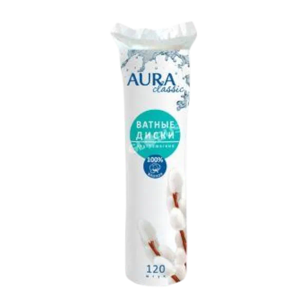 Диски ватн Aura classic 120шт