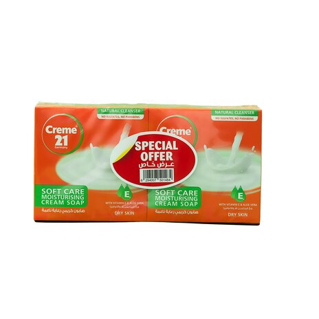 Creme21 Soft Care Moisturisng Cream Soap4X125Gm Sp