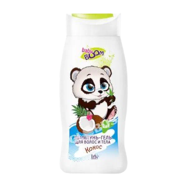 Шампунь-гель д/волос/тела Iris Вaby Вoom кокос детск 300мл
