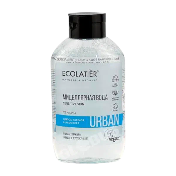 Ecolatier кактус/алоэ вера мицеллярдык суу 400мл