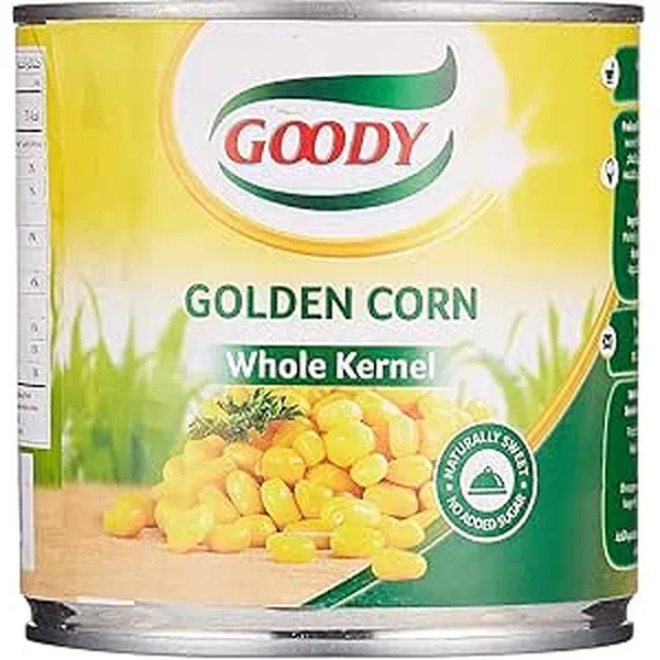 GOODY WHOLE KERNEL GOLDEN SWEET CORN 340G CAN