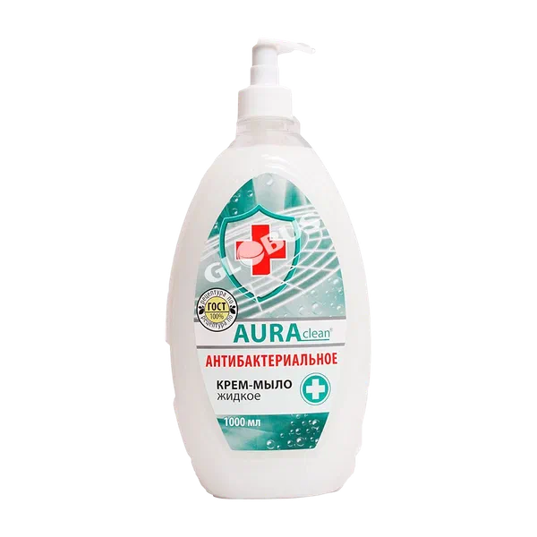 Aura clean жидк Антибак суюк самын-креми 1л