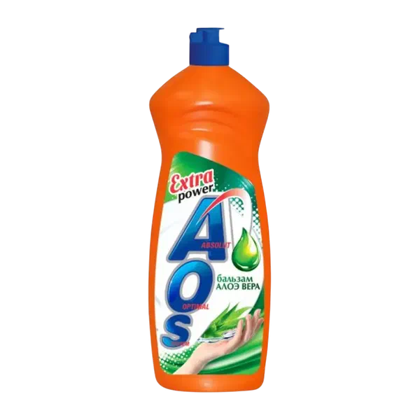 Средство д/мытья посуды AOS бальзам алое вера 900мл