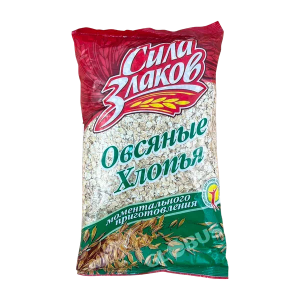 Хлопья Сила злаков овсяные моментальные 400г д/п