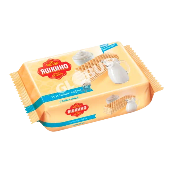 Вафли Яшкино сливочные 200г