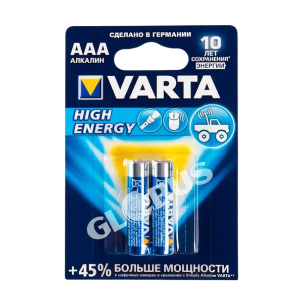 Varta Micro Energy батарейкалар АAA 2д. 