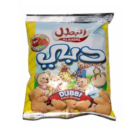 Al Batal Dubbi Corn Snack Tomato 15 Gm