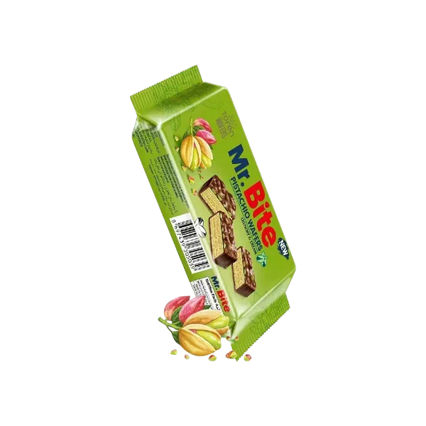 Mr.Bite Whomp фисташка крем вафлиси 44г