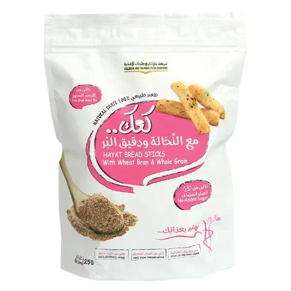 HAYAT BRAN STICK 250G - BRAN BREADSTICKS SNACK