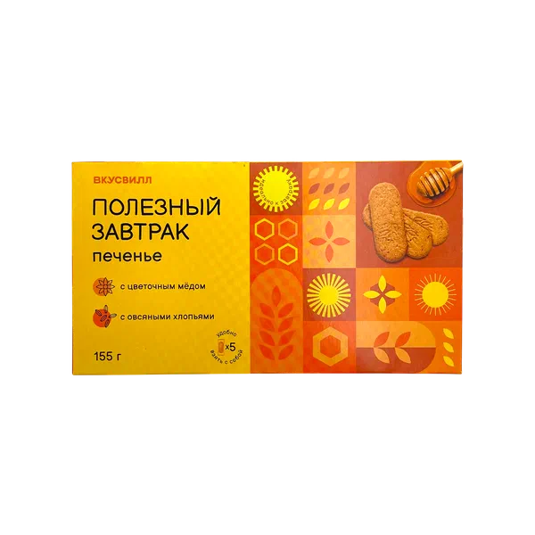 Вкусвилл бал жана сулу менен печеньеси 155г