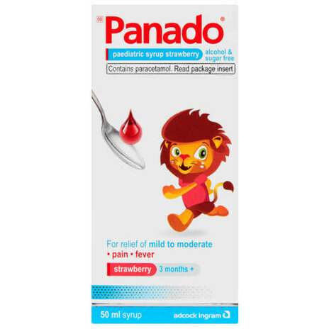 Panado Paediatric Strawberry Syrup 50ml