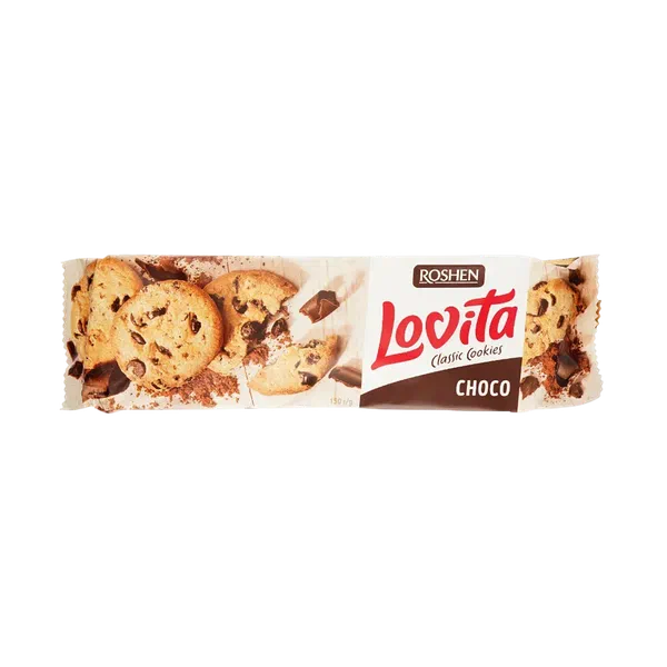 Печенье Roshen Lovita Classic cookies глазурь 150г