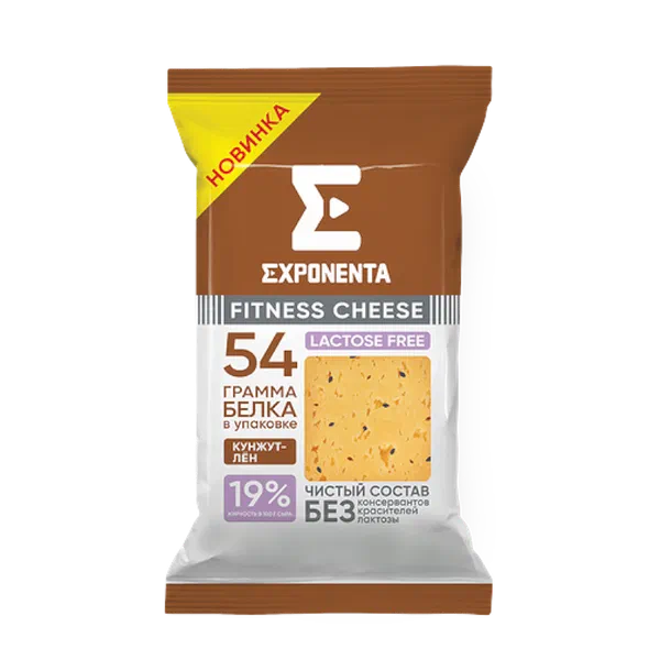 Exponenta Fitness Cheese кунжут/лен сыры 180г