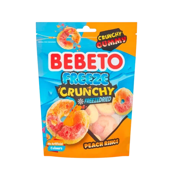 Мармелад Bebeto Freeze Crunchy сублимированные персик 35г