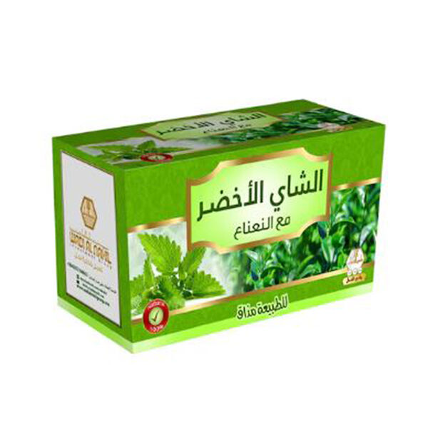 وادي النحل الشاي الاخضر مع النعناع