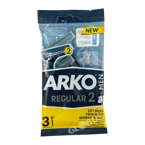 ARKO MEN Т2 двойное лезвие 3шт сакал алгыч станогу