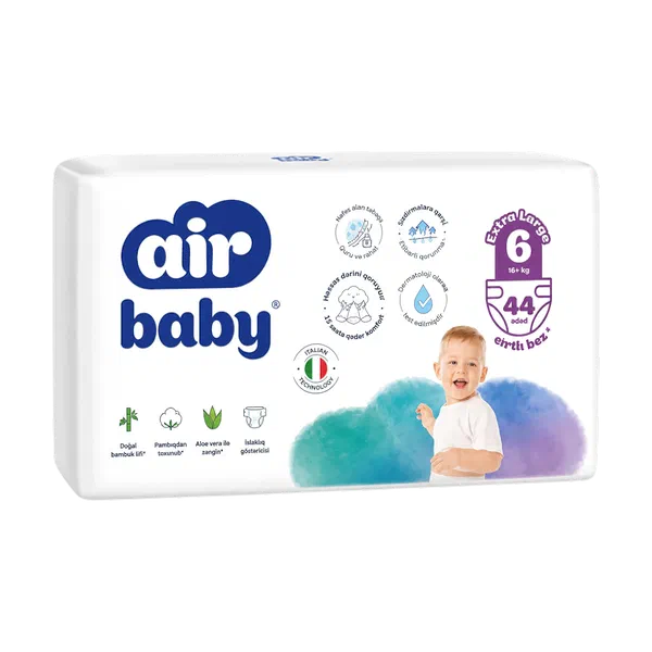 Подгузник детск Air Baby 6 Х large 44шт