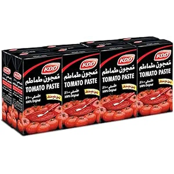 KDD PURE CONCENTRATED TOMATO PASTE 8-PACK VALUE SET 8X135G