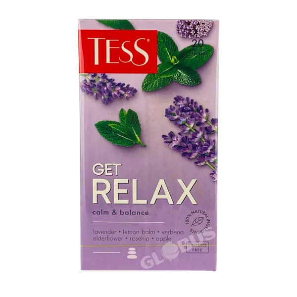 Tess Relax кара чай  20пак