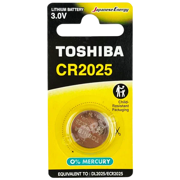 Батарейки Toshiba Lithium CR2025 1шт