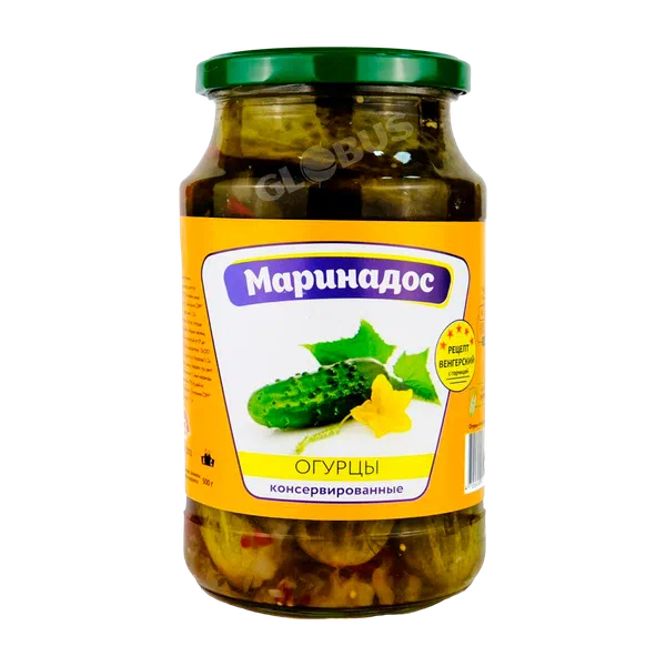 Огурцы Маринадос марин. 900мл ст/б