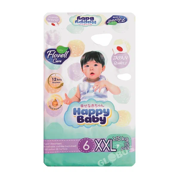 Flovell Happy ECO 6 XXL балдар жалаяктары 15шт
