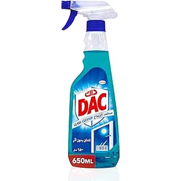 DAC GLASS CLEANER HIGH-PERFORMANCE STREAK-FREE SPRAY 650ML