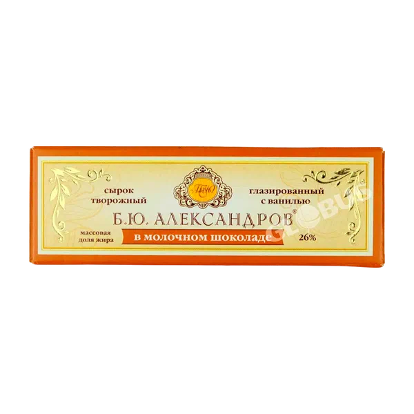 Сырок Б.Ю.Александров творож глазир в мол. шок с ванилью 50г