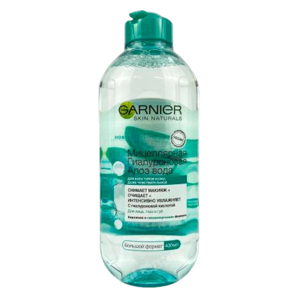 Garnier алоэ/гиал буткул тер туру учун мицеляр суусу 400мл